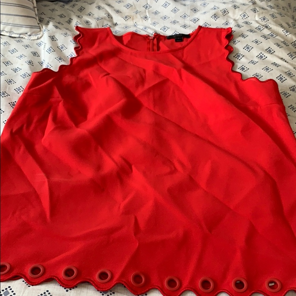 Jcrew red tank top